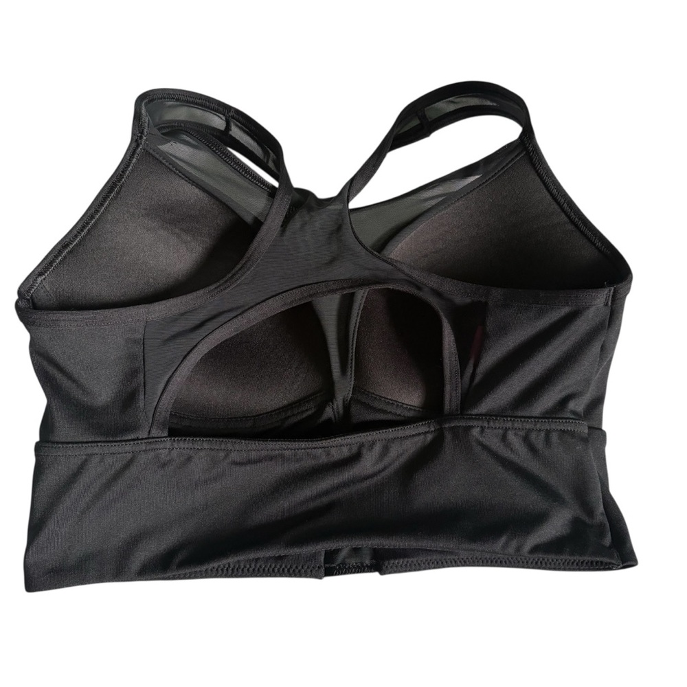 La SENZA | Black padded longline Sports Bra with Racerback - Picture 6 of 8